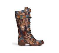 Laura Vita Anitao 21 Women's Multi Coloured Floral Leather Boots