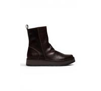 Fly Womens RENO053FLY Leather Zip Up Platform Comfort Ankle Boots