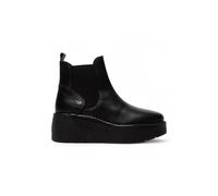 Fly Womens HELY268 Chelsea Leather Ankle Pull-On Platform Comfort Boots