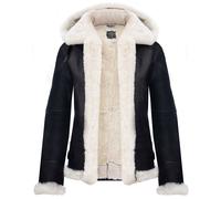 Hooded Sheepskin Flying Leather Jacket-Palermo Infinity Leather Brown 10