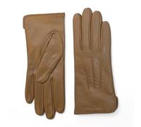 Ladies Italian Leather Winter Gloves - Wool Lined, Touchscreen Compatible, Water-Resistant Driving Gloves, Soft Leather