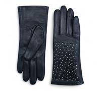 Infinity Leather Women’s Italian Leather Studded Driving Gloves - Premium Soft Leather, Warm Wool Lining, Touchscreen Compatible, Water-Resistant, Metal Stud Design