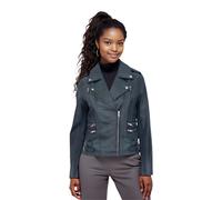 Infinity Leather Women's Leather Teal Brando Biker Jacket-Constantia | Size: 10 Infinity Leather Teal 10