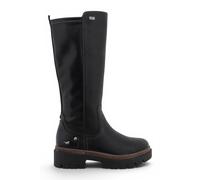 Infinity Leather Women's Mustang Knee High Chunky Long Winter Boots - M0062001 in Black | Size: 7.5