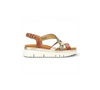 Pikolinos PALMA Leather Wedge Sandals for Lady, Brandy Cit, 7 UK