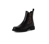 Infinity Leather Women's Tamaris Leather Classic High Chelsea Ankle Boots in Black | Size: 7.5