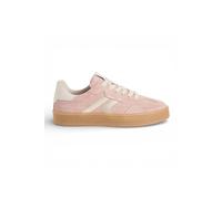 Infinity Leather Women's Tamaris Leather Stripes Trainers Sneaker Shoes - 23723 in Pink | Size: 3.5