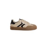 Tamaris Womens Beige Suede Leather Fashion Lace Up Sneakers - Beige - UK 7.5 | EU 41 | US 9.5