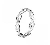 Infinity Link Ring by Dew - Size K - Sterling Silver