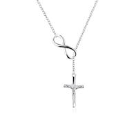 Infinity Love Necklace With Cross Fashion Chain Necklaces For Women Wedding Jewelry