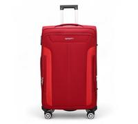 Infinity Luggage 8 Wheel Lightweight Travel Luggage Medium Soft Shell Suitcase In Navy