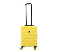 Infinity Luggage Classic 4 Wheel Travel Suitcase Cabin Hard Shell Suitcase In Yellow
