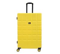 Infinity Luggage Classic 4 Wheel Travel Suitcase Large Hard Shell Suitcase In Yellow