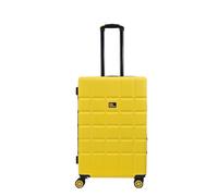 Infinity Luggage Classic 4 Wheel Travel Suitcase Medium Hard Shell Suitcase In Yellow
