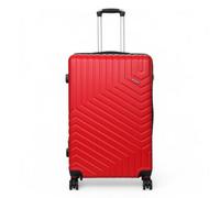 Infinity Luggage Expandable Hard Shell 8 Wheels Luggage Travel Large Hard Shell Suitcase In Red