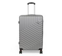 Infinity Luggage Expandable Hard Shell 8 Wheels Luggage Travel Large Hard Shell Suitcase In Silver