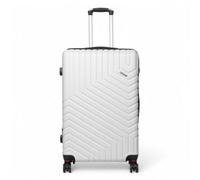 Infinity Luggage Expandable Hard Shell 8 Wheels Luggage Travel Large Hard Shell Suitcase In White