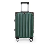 Infinity Luggage Green Robust Hard Shell Cabin Suitcase 36 X 24 X 56 Cm Luggage Suitable For Easyjet, Ryanair, Wizzair