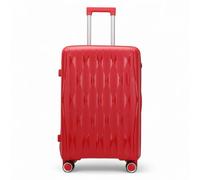Infinity Luggage Hard Shell Lightweight Polypropylene Luggage - Large - Red