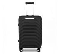 Infinity Luggage Hard Shell Suitcase Travel Set Durable Polypropylene Luggage - Medium - Black