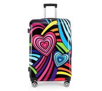 Infinity Luggage Hardside Shell Suitcase Print Luggage Lightweight Large Travel Bag