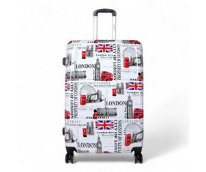 Infinity Luggage Hardside Shell Suitcase Print Luggage Lightweight Large Travel Bag
