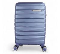 Infinity Luggage Holiday Strong Travel Case Cabin Hard Shell Tsa Suitcase In Blue