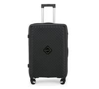 Infinity Luggage Lightweight Hard Shell Suitcase 4-Wheel Luggage - Medium - Black