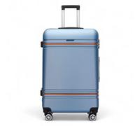 Infinity Luggage Modern Dual 4 Wheel Luggage Medium Hard Shell Suitcase In Blue
