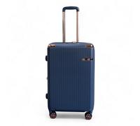 Infinity Luggage Navy Expandable Hard Shell 8 Wheels Luggage Travel Medium Suitcase