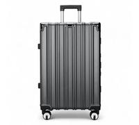 Infinity Luggage Robust Hard Shell Luggage 8 Wheel Suitcase Set - Large - Charcoal
