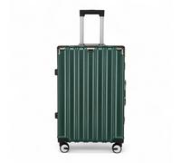 Infinity Luggage Robust Hard Shell Luggage 8 Wheel Suitcase Set - Medium - Green