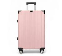 Infinity Luggage Robust Hard Shell Luggage 8 Wheel Suitcase Set - Medium - Pink