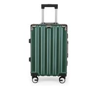 Infinity Luggage Robust Hard Shell Luggage 8 Wheel Suitcase Set - Small - Green