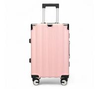 Infinity Luggage Robust Hard Shell Luggage 8 Wheel Suitcase Set - Small - Pink