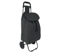 Infinity Luggage Shopping Trolley Folding Lightweight Grocery Bag - Black