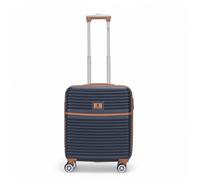 Infinity Luggage Strong Abs Hardshell Cabin Suitcase 56 X 45 X 25 Cm Luggage Suitable For British Airways In Navy