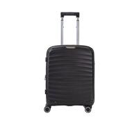 Infinity Luggage Sunwave Hard Shell Luggage Cabin Hard Shell Suitcase In Black