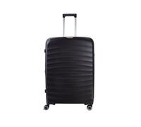 Infinity Luggage Sunwave Hard Shell Luggage Large Hard Shell Suitcase In Black