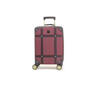 Infinity Luggage Vintage Hard Shell Luggage Trunk Cabin Hard Shell Suitcase In Burgundy