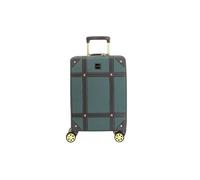 Infinity Luggage Vintage Hard Shell Luggage Trunk Cabin Hard Shell Suitcase In Green