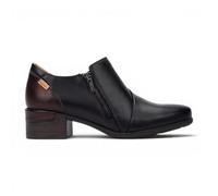 Infinity Malaga Women's Leather Low Heel Shoes Zip Casual Booties