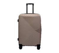 Infinity Medium Suitcase 24" Lightweight Hard Shell Luggage 4 Wheels Spinner 3-Digit Combination Lock Hard Shell Luggage for 15 to 20kg Gold