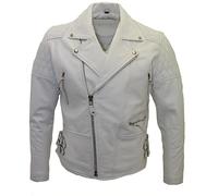 Infinity Men's Biker Real Cowhide Leather Jacket