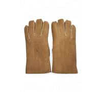 Infinity Leather Mens Tan Luxury Sheepskin Suede Leather Gloves