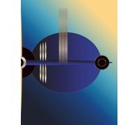 Infinity Meridian Studio Sketchbook: Luxury Abstract Geometric Sketchbook | Large 8.5 × 11 Blank Pages for Drawing, Illustration, Doodling, and Creative Expression