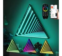 Infinity Mirror Tunnel Light, App + Remote Control, Sensory Led Light for Home Desk Party Decoration