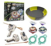 INFINITY NADO S7 Arena 2 Rack Launcher - 2 Metal Spinning Tops + S6, 5+