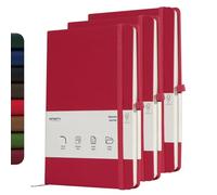 Infinity Notebook Journal, Maestro Journal Notebook Ruled Paper - A5 size 80 GSM Thick Lined Paper Hard Cover Classic Writing Journals, Diary with Rear Pocket & Pen Holder