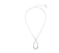 Infinity Pendant - female - Swarovski - Necklaces - Gray - ONE SIZE - Accessories ONE SIZE